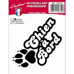 ADHESIF MINI "CHIEN A BORD" - 156312 - CADOX