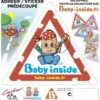 Autocollant Bébé à bord - Garà§on Pirate