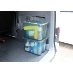 Boite de rangement empilable à roulettes - AUTOBACS QUALITY