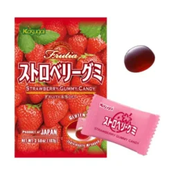 Bonbons gummy fraise kasugai - LXFRANCE
