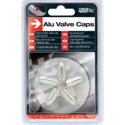 BOUCHONS DE VALVES ARGENT 5 PIÈCES