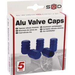 BOUCHONS DE VALVES BLEU 5 PIÈCES