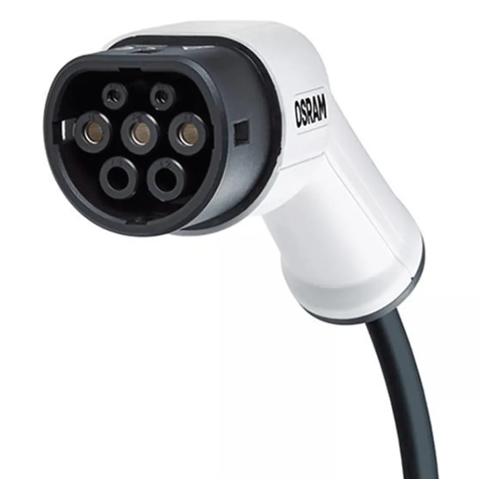 Cable alimentation véhicule électrique mono 16A T2/T2 - OSRAM