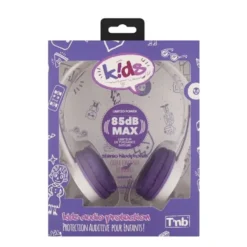 Casque stéréo enfant mauve