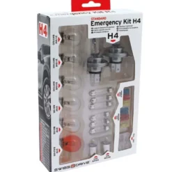 Coffret 16 ampoules H4 + 12 fusibles - Evo