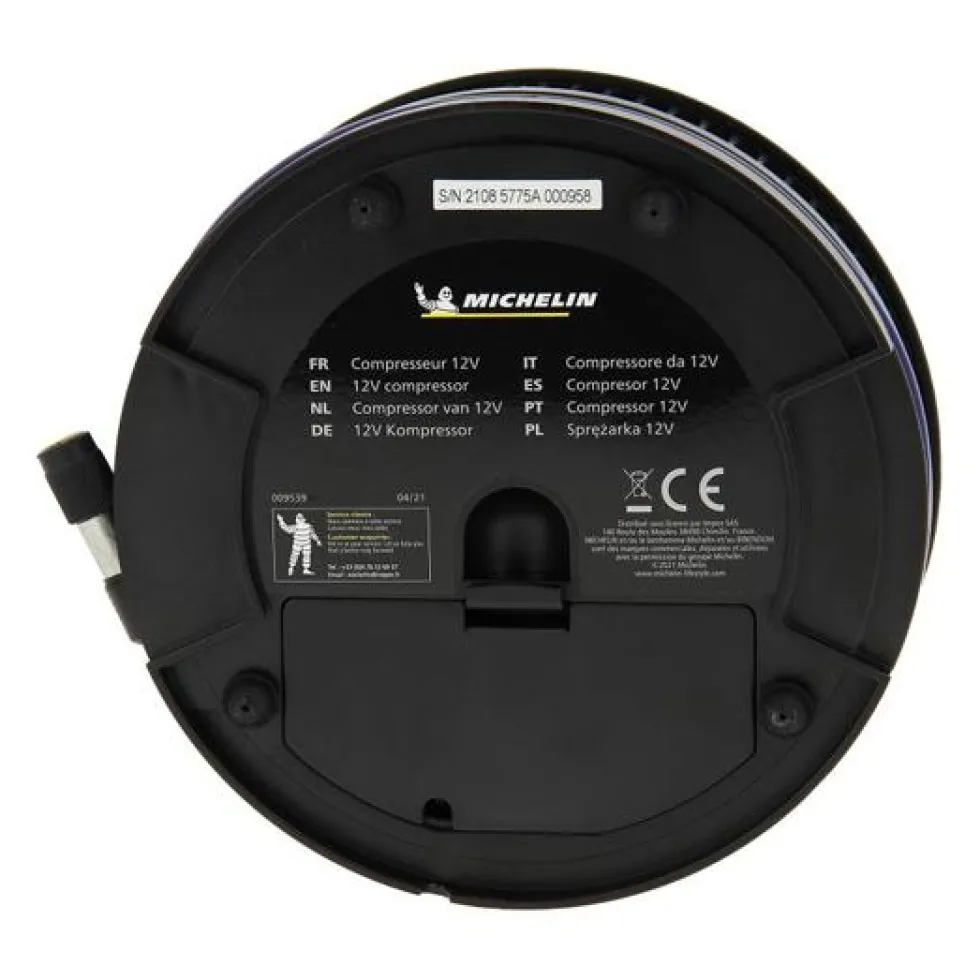 Compresseur 12V à manomètre intégré - MICHELIN