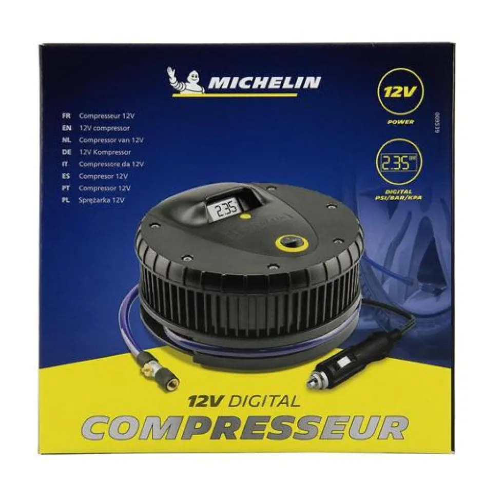 Compresseur 12V à manomètre intégré - MICHELIN