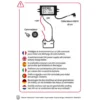 Convertisseur 24V vers 5V micro USB coudé