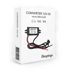 Convertisseur 24V vers 5V micro USB coudé