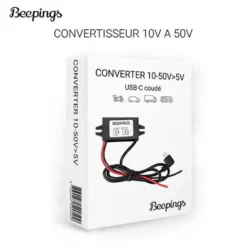 Convertisseur 10V à 50V vers USB-C 5V