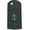 COQUE MAZDA 2 BOUTONS LAME CRANTEE