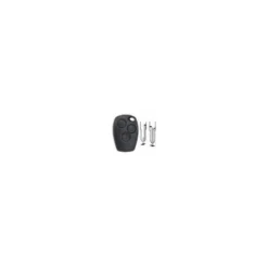COQUE RENAULT 3 BOUTONS LAME CRANTEE