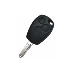 COQUE RENAULT 3 BOUTONS LAME CRANTEE