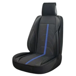 Couvre siege pvc potenza noir/bleu - SWISSDRIV