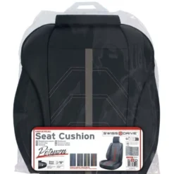 Couvre siege pvc potenza noir/gris fonce - SWISSDRIV