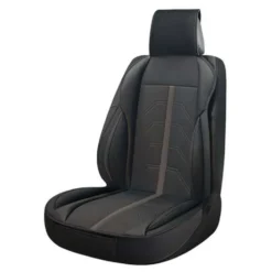 Couvre siege pvc potenza noir/gris fonce - SWISSDRIV