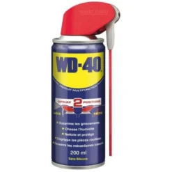 Dégrippant aérosol spray double position WD-40 200ml