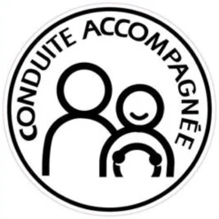 Disque Conduite accompagnée adhésif CADOX