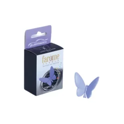 Désodorisant forme papillon - senteur Purple Charm - grille de ventilation voiture - AUTOBACS QUALITY