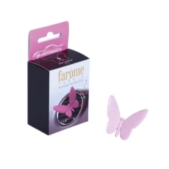 Désodorisant forme papillon - senteur Pink Garden - grille de ventilation voiture - AUTOBACS QUALITY