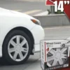 4 enjoliveurs CAR+ VR 14 pouces Carbone/Argent