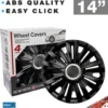 Enjoliveurs X 4 14 pouces ILLINOIS  RC BLACK