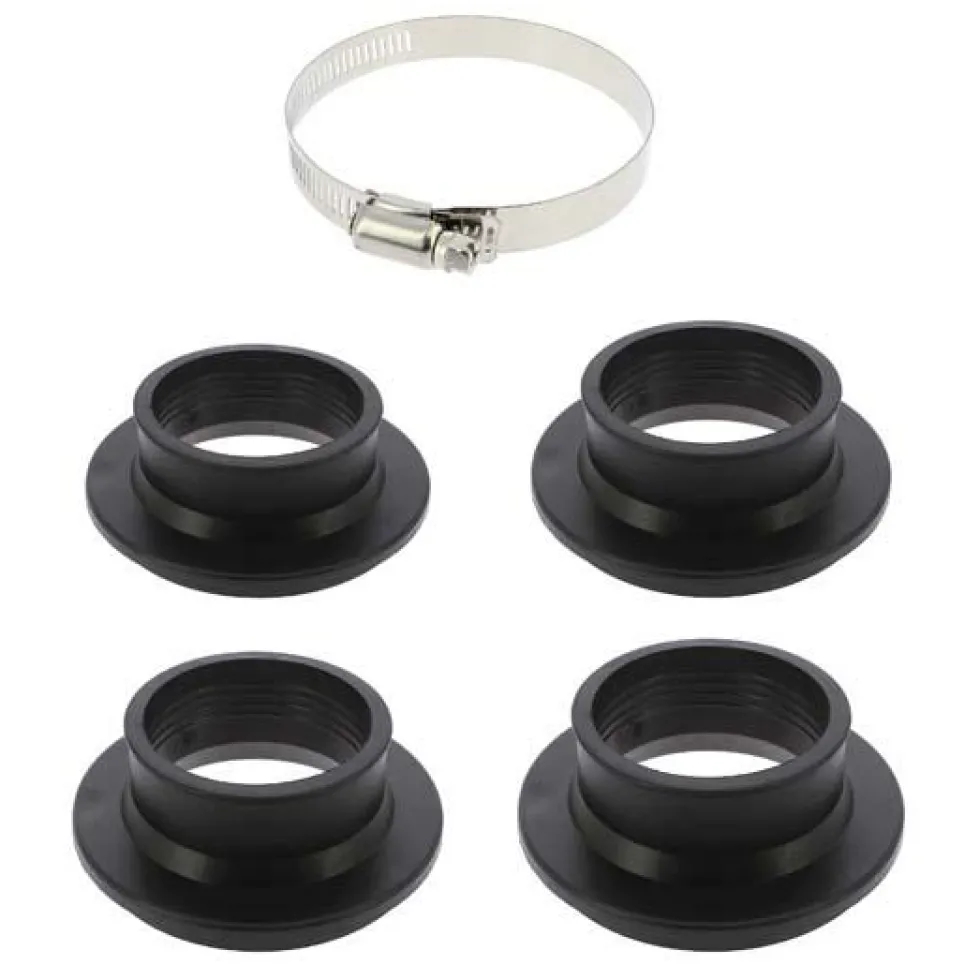FILTRE A AIR UNIVERSEL AVEC 4 BAGUES CARBON LOOK - AIRCARB - RACESPORT