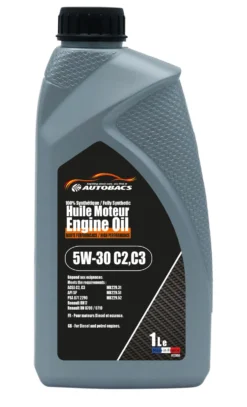 Huile moteur 5W30 C2 C3 1 litre Autobacs