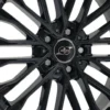 Jante alu INFINY INDIVIDUAL KAMENZ NOIR BRILLANT 8.5x19 pouces 5x45 ET66.5