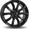 Jante alu MAK HIGHLANDS NOIR MAT 7x17 pouces 5x45 ET63.4