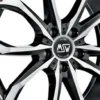 Jante alu MSW MSW48 NOIR FACE POLIE 6.5x16 pouces 5x45 ET72.6