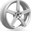 Jante alu RACER ARTIC EVO ARGENT 5.5x14 pouces 4x35 ET67.1