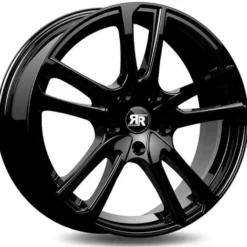 Jante alu RACER WAVE LIGHT NOIR BRILLANT  7x17 pouces 5x35 ET66.1
