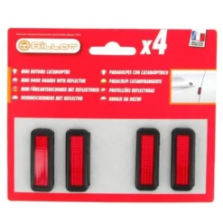 4 MINI CATADIOPTRES NOIRS