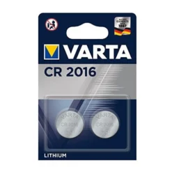 PILE CR 2016 X2 - 6016101402 - VARTA