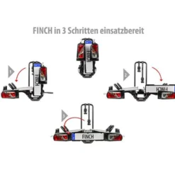 Porte-vélos EUFAB Finch - 2 vélos