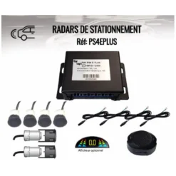 Radar Aide Stationnement 4 Capteurs - CSD