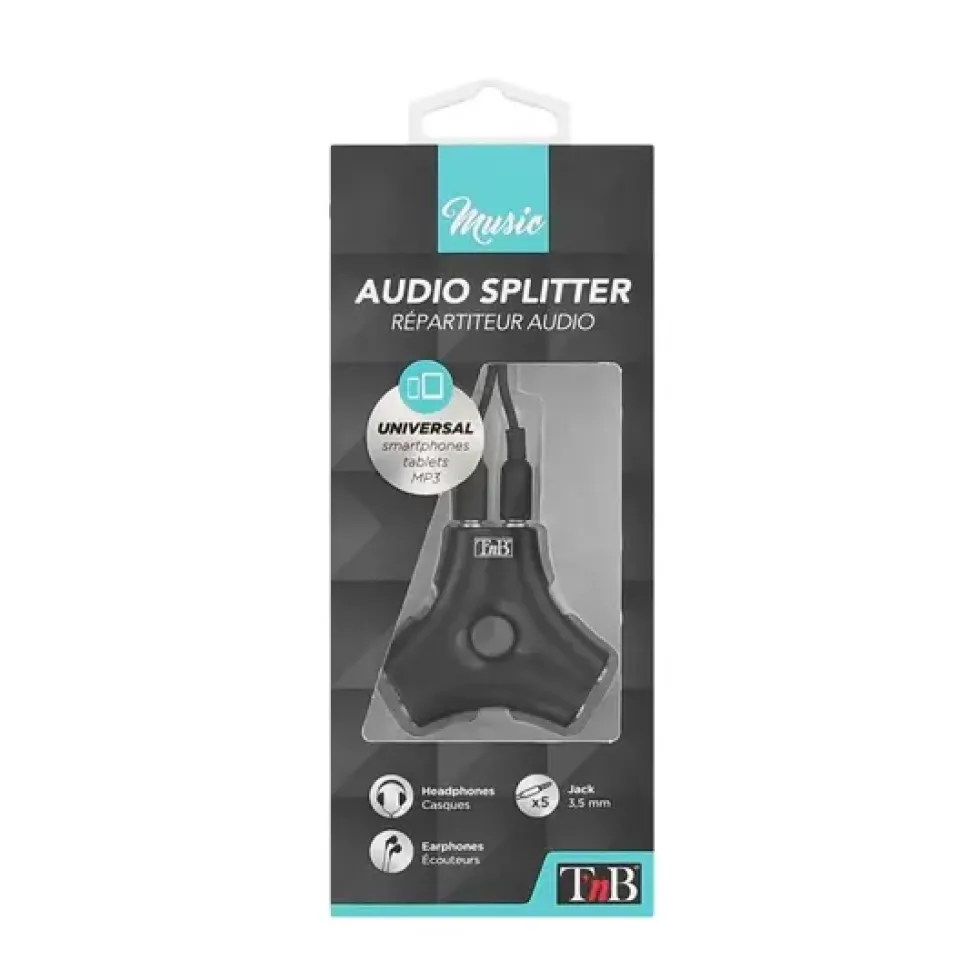 Répartiteur audio 5 ports